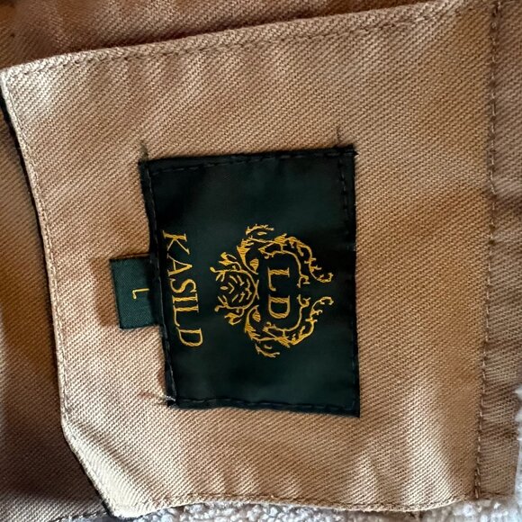 Men's Kasild Tan Jacket, Super Soft Fleece Lining Size L - Picture 3 of 4